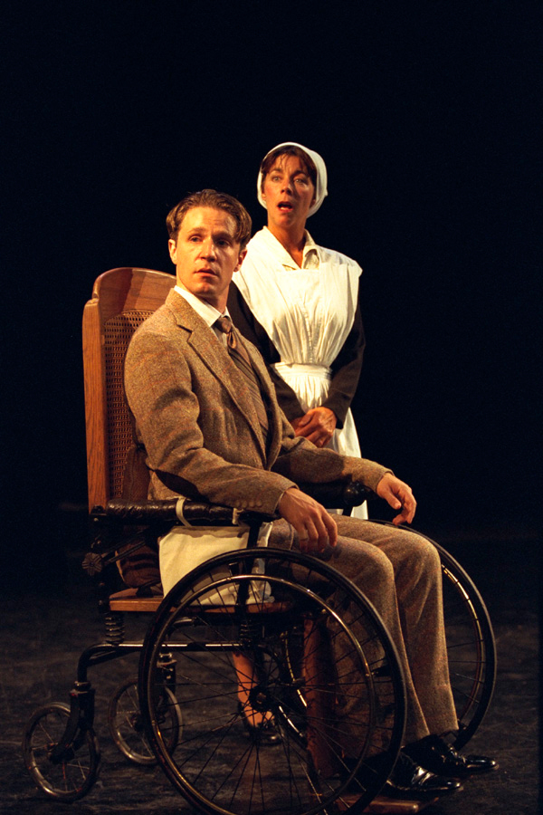 As Sir Clifford, with Julie Jamieson, in Book-It Repertory Theatre's LADY CHATTERLEY'S LOVER. Photo by Matthew Lawrence.