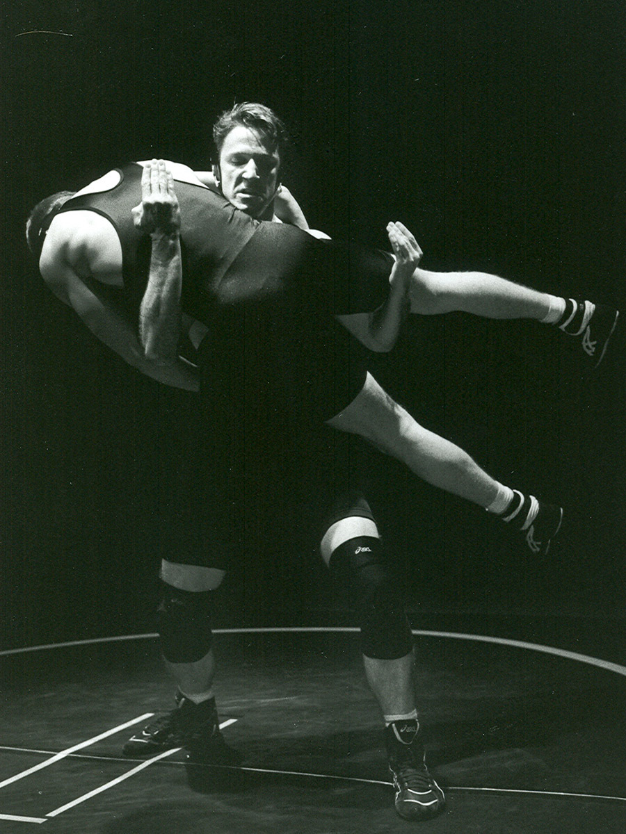 As Willy in THE WRESTLING SEASON at Seattle Children's Theatre. Photo by Chris Bennion.