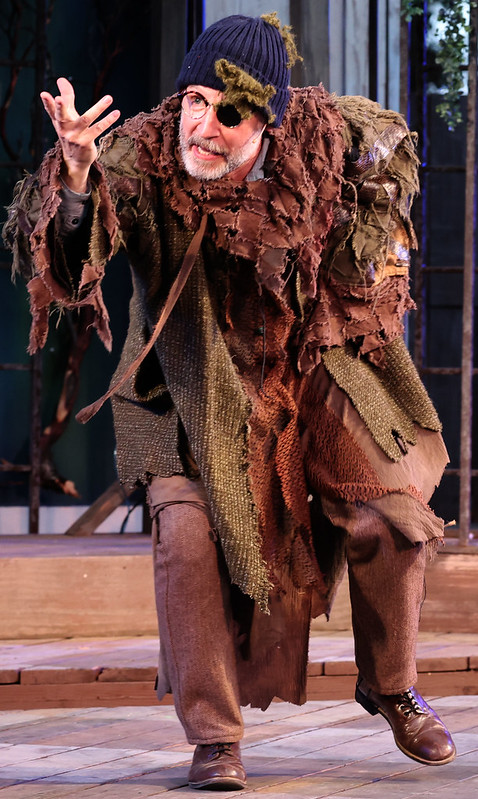 As the Mysterious Man in Santa Cruz Shakespeare's INTO THE WOODS. Photo by Shmuel Thaler.